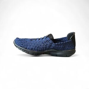 Womens, Bernie Mev, Navy, Style VICTOR Slip-On Shoes